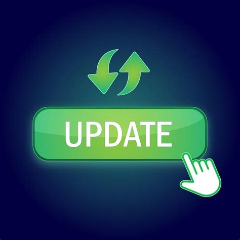 Premium Vector | Update button