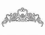 Printable Princess Tiaras And Crowns sketch template
