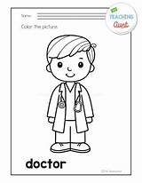 Community Helpers Coloring Pages  The Teaching Aunt sketch template