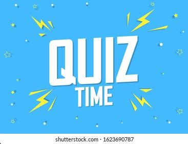 Quiz Time Poster Design Template Game: เวกเตอร์สต็อก (ปลอดค่าลิขสิทธิ์ ...