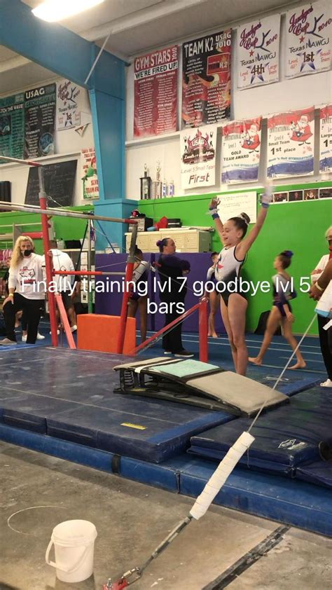 Finally training lvl 7 goodbye lvl 5 bars | Gymnastics videos ...