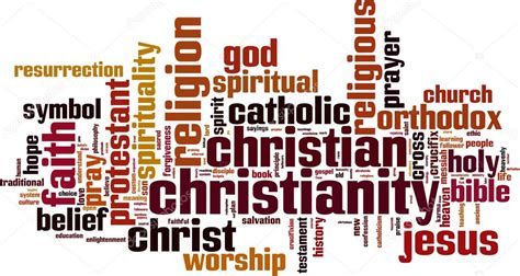 Christianity word cloud — Stock Vector © Boris15 #58666427