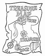 Treasure Map Coloring Pages  Free Printable For Kids sketch template