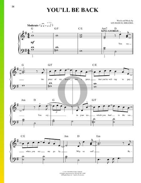 Six Sheet Music (Piano, Voice) - PDF Download & Streaming - OKTAV