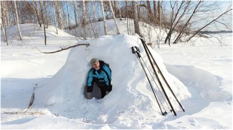 Survival Shelters: Snow Caves & How to Build One