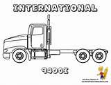 Big Rig Truck Coloring Pages  Free 18 Wheeler Boys Coloring sketch template