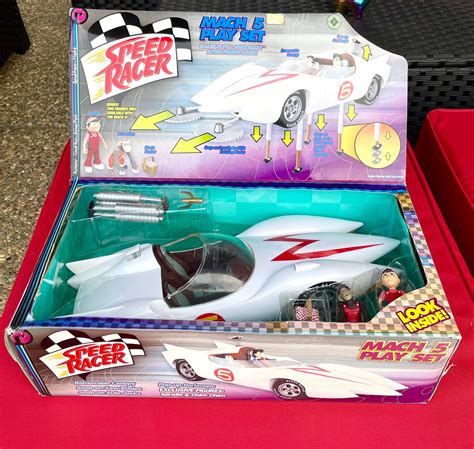 NIB Speed Racer Mach 5 Play Set W/ Exclusive Spridle & Chim - Etsy | Playset, Racer, Speed racer