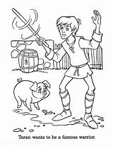 Black Cauldron The Coloring Pages  Books At Retro Reprints sketch template