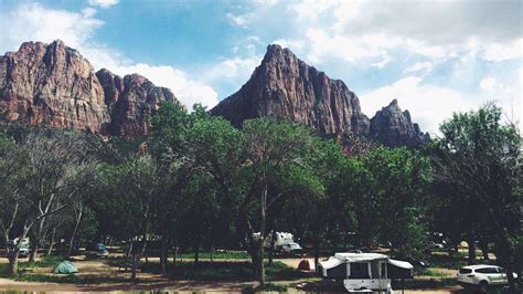 Watchman Campground Zion National Park