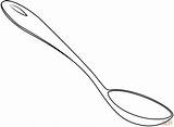 Spoon coloring Page  Free Printable Coloring Pages sketch template