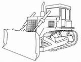 Construction Coloring Page Bulldozer Drawing sketch template