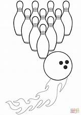 Collection Of Bowling Coloring Pages  Free Printable sketch template