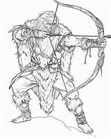 Archery Coloring Pages sketch template