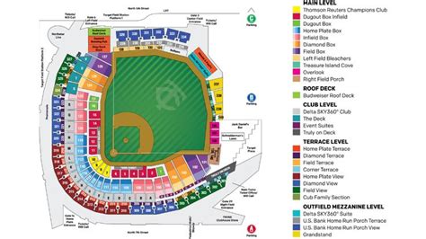 The official seating map for Target Field and the Minnesota Twins.