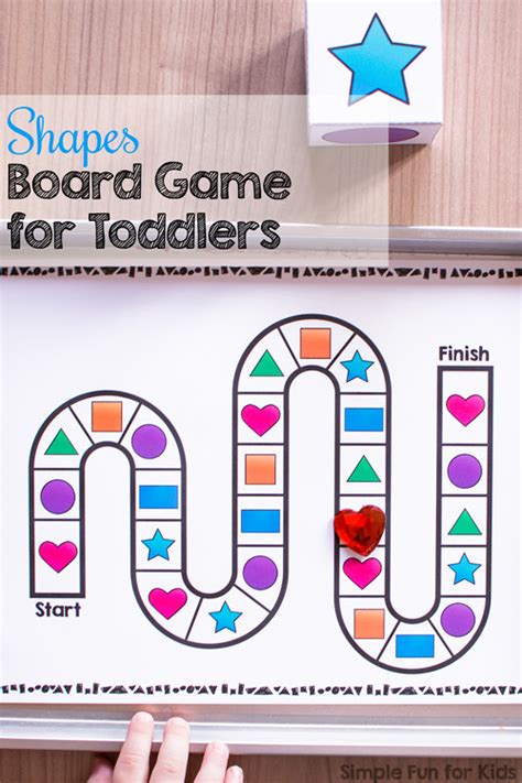 Shapes Board Game for Toddlers - Simple Fun for Kids