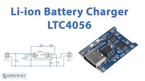 Li-Ion Battery Charger circuit using LTC4056