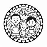 Coloring Page Featuring Parents  Coloring sketch template