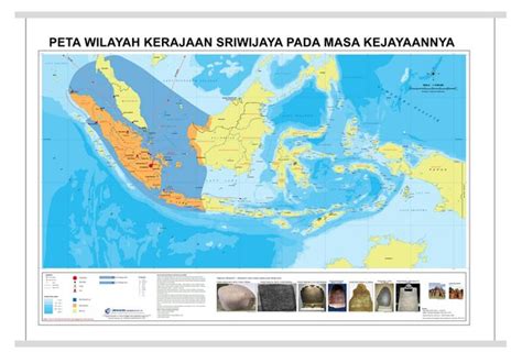 Jual Peta Wilayah Kerajaan Sriwijaya pada masa Kejayaannya di Lapak Sirnabaya | Bukalapak