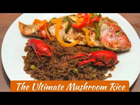 BLACK MUSHROOM RICE RECIPE| DIRI JON JON - YouTube