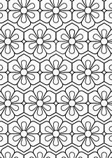 Flower Pattern coloring Page  Free Printable Coloring Pages sketch template