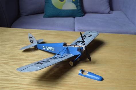 AeroModel DH.53 De Havilland Hummingbird de Tony Ray 500mm Envergure Balsa Wood Laser Cut RC ...