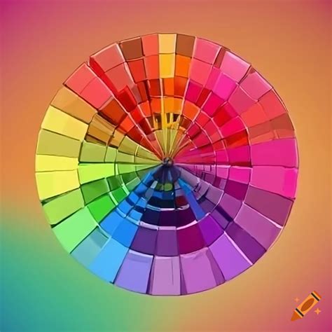 Color wheel on Craiyon