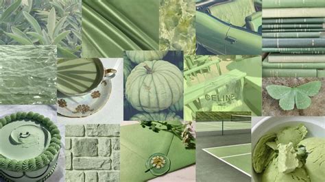 sage green collage | Cute laptop wallpaper, Sage green wallpaper ...