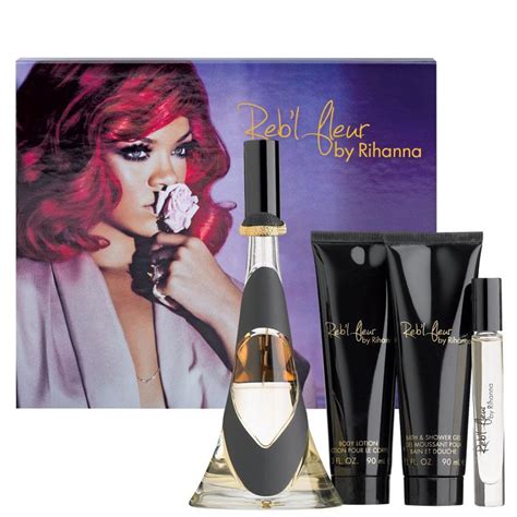 Buy Rihanna Reb L Fleur Eau De Parfum 100ml 4 Piece Set Online at ...