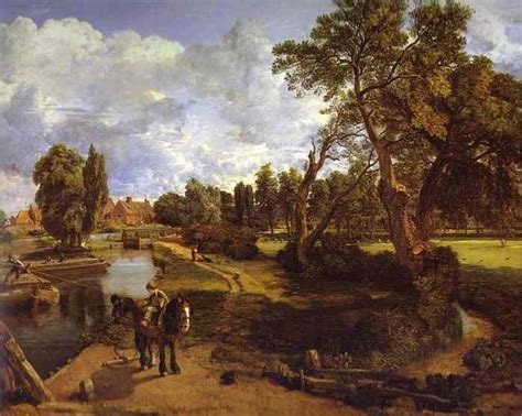 Art History by Laurence Shafe, John Constable, ‘Flatford Mill’, 1817 ...