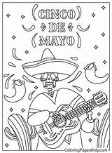 89 Cinco De Mayo Coloring Pages  ColoringPagesOnlycom sketch template