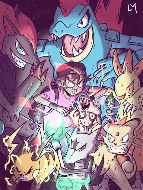 ArtStation - My Pokémon Team - Fan Art