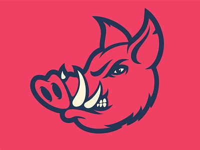 Razorback Mascot by Jason Rutledge on Dribbble