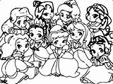 Baby princess coloring pages To Download And Print For Free sketch template