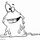 Slime Coloring Pages For Kids sketch template