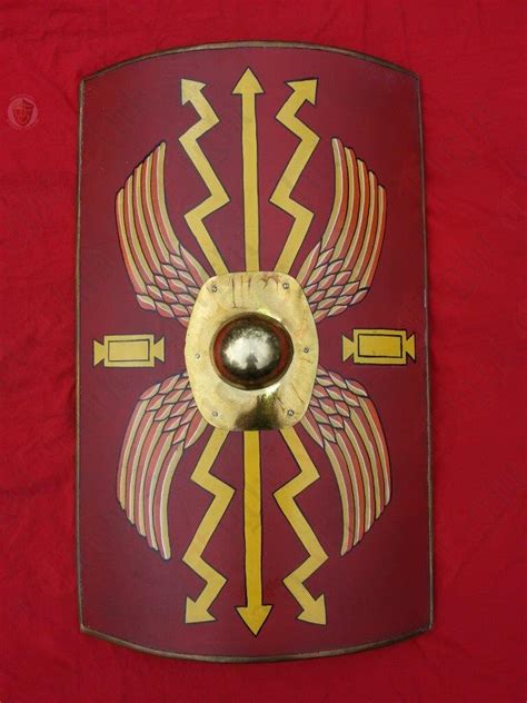 Roman legion warrior scutum shield