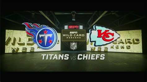 NFL on ABC/ESPN intro 2018 AFC Wild Card TEN@KC - YouTube