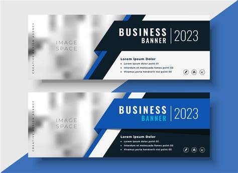 professional blue business banners with image space - Download Free Vector Art, Stock Graphics ...