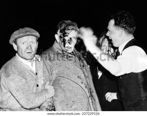 Injured Hindenburg Crash Survivors Dazed Bloodied Stock Illustration ...