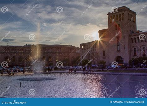 Yerevan, Republic Square, Armenia Editorial Photography - Image of ...