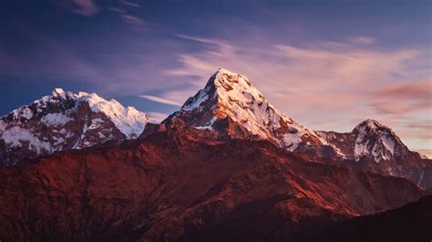 Annapurna Massif Mountains 4K Wallpapers | HD Wallpapers