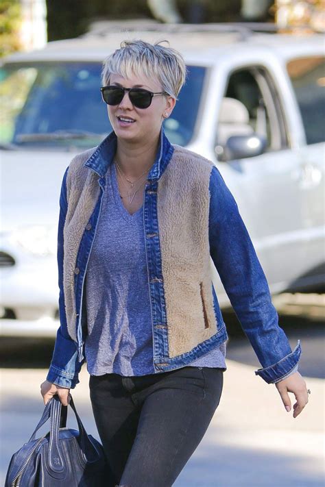 Kaley Cuoco Casual Style - Out in Los Angeles, November 2014