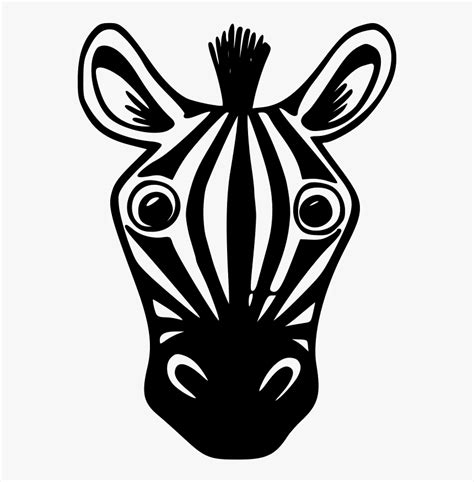 How To Draw A Zebra Face Step By Step Choice Image - Easy Zebra Face Drawing, HD Png Download ...