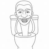 Cabeça De Privada Desenho Para Colorir sketch template