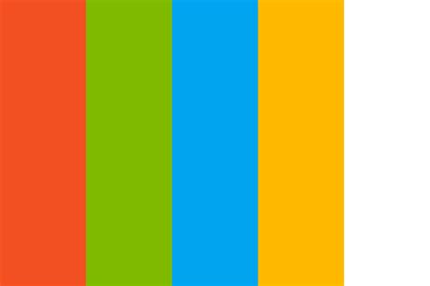 Microsoft Edge Logo Color Palette