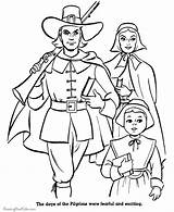 Pilgrim Coloring Sheets sketch template