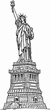 Free Printable Statue Of Liberty Coloring Pages For Kids sketch template