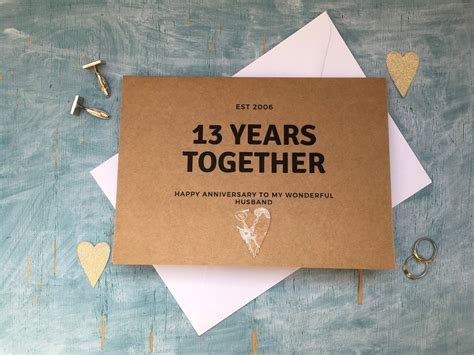 13th Wedding Anniversary Card | ubicaciondepersonas.cdmx.gob.mx