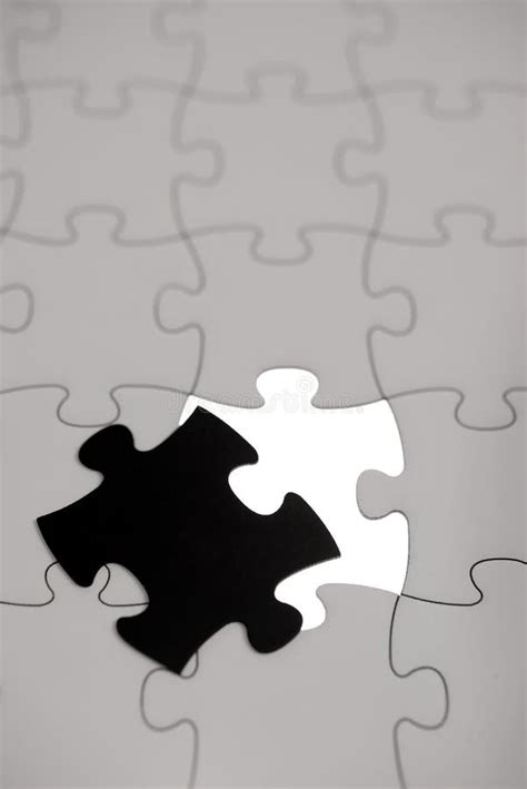 Puzzle Board with the Final Pieces Stock Image - Image of link ...