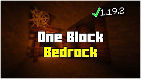 How To Install One Block in Minecraft Bedrock Edition 1.19.40 - YouTube