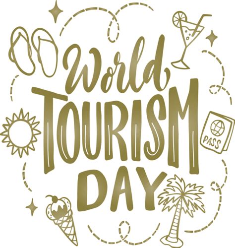 World Tourism Day Calligraphy Logo Font for Tourism Day free download ...